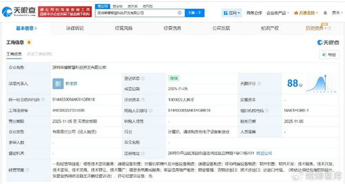 榮耀成立智慧科技開發(fā)公司，注冊資本1億專注信息技術(shù)咨詢服務(wù)